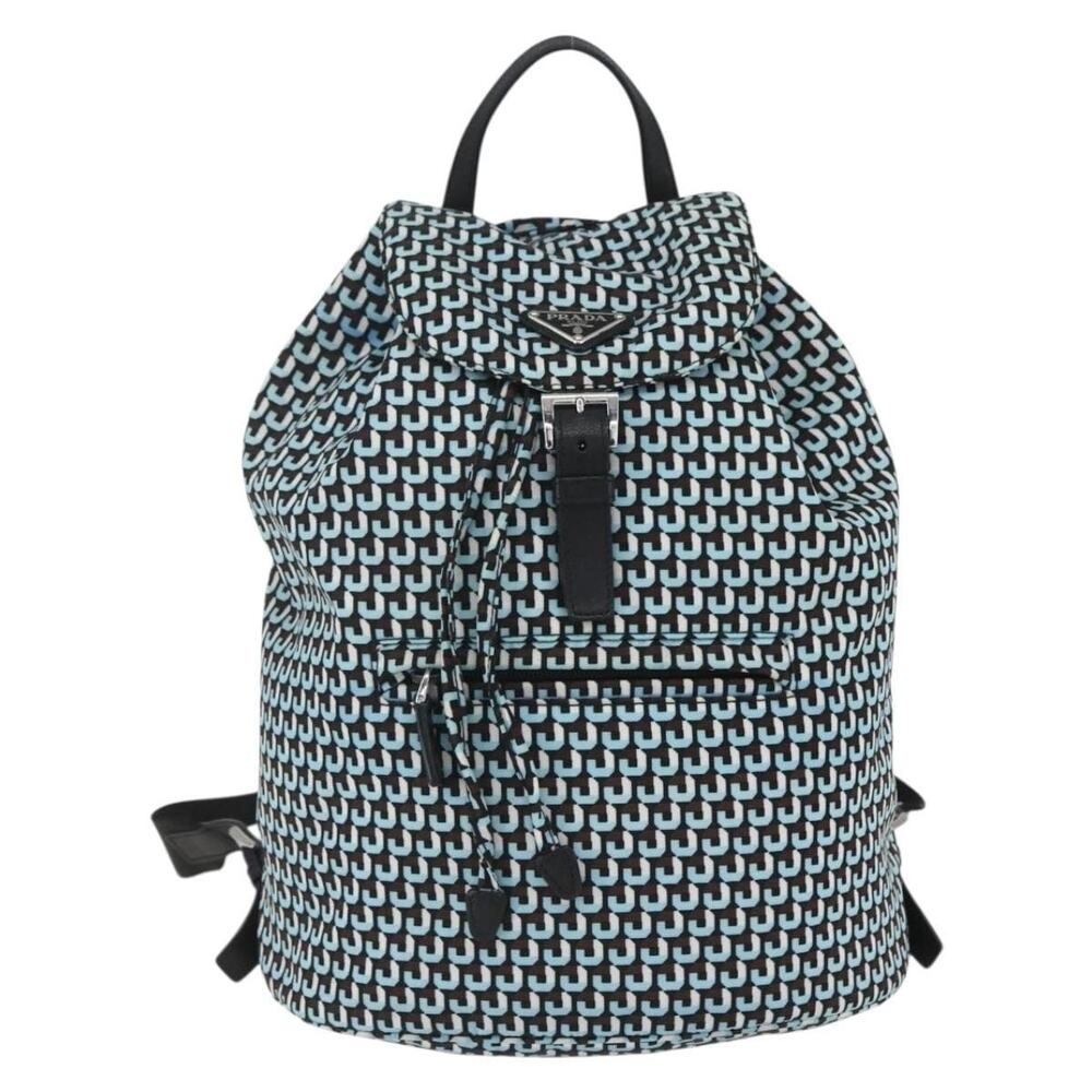 Prada Nylon Backpack Light Blue